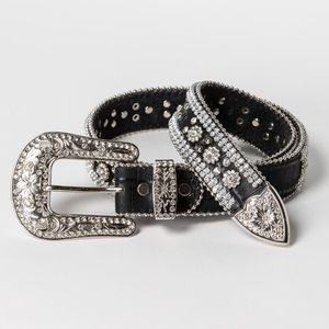 Angel Ranch Gator Flower Concho Belt